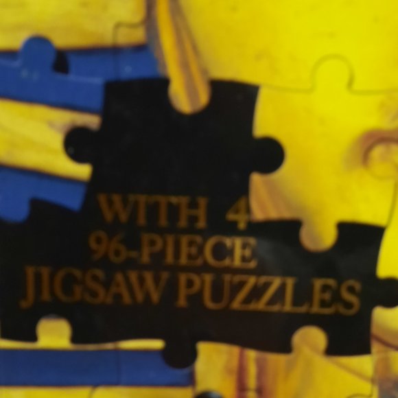 Hardcover Coffee-Table Book "Tutankhamun" with Four Jigsaw Puzzles - Picture 2 of 9